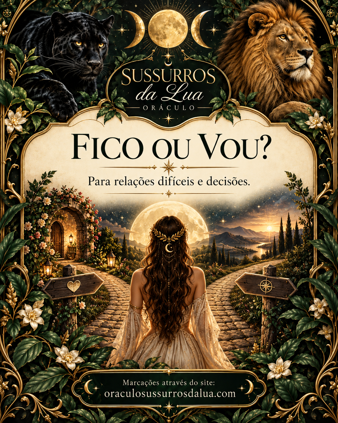 Fico ou Vou? — imagem oficial da leitura