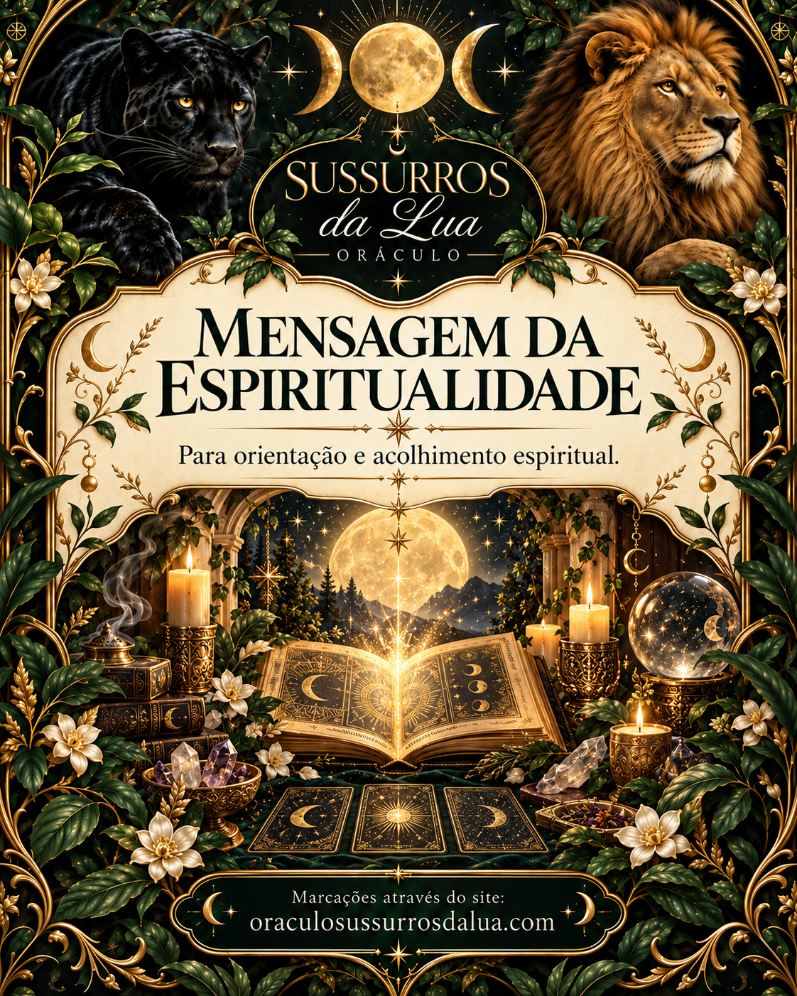 Mensagem da Espiritualidade — imagem oficial da leitura